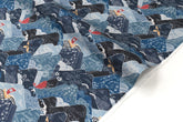 Japanese Fabric Misty Mountains - D - 50cm